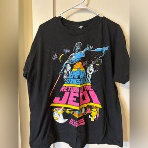 Men’s size xl neon Star Wars graphic tshirt